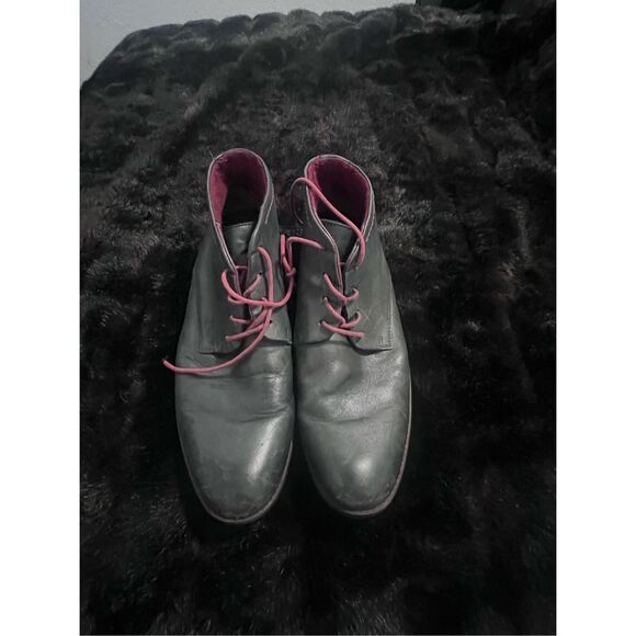 LASOCKI CASUAL MEN SHOES SIZE 43 10 Chukka boot leather lace up